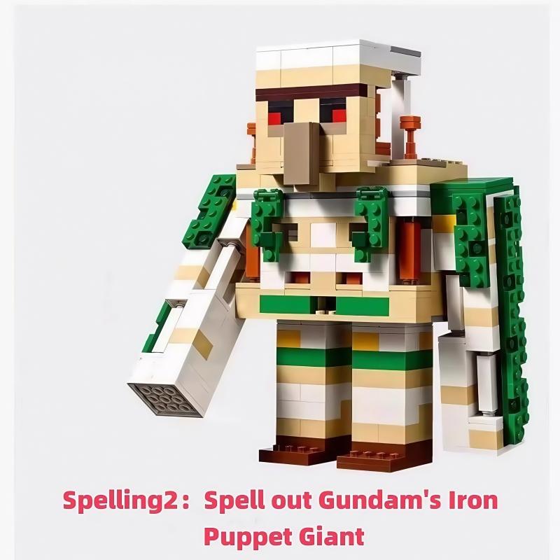 998PCS Iron Puppet Puppet Fortress Building Deformable Tall Giant DIY Building Blocks Bricks Create MOC Toys for Christmas Gifts