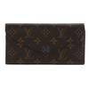 Portefeiulle Josephine Purse M60164 Three Fold Brown Monogram Canvas Women Used