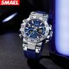 Top Brand New Exquisite Fashion Men's Quartz Electronic Watch HD Luminous with Chronograph Stopwatch