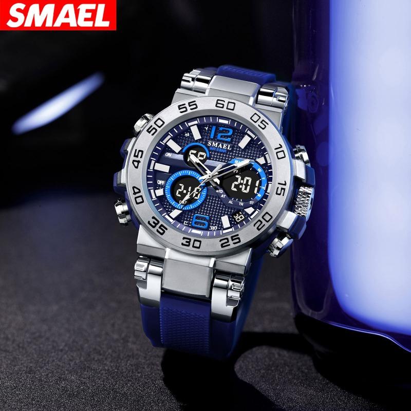 Top Brand New Exquisite Fashion Men's Quartz Electronic Watch HD Luminous with Chronograph Stopwatch