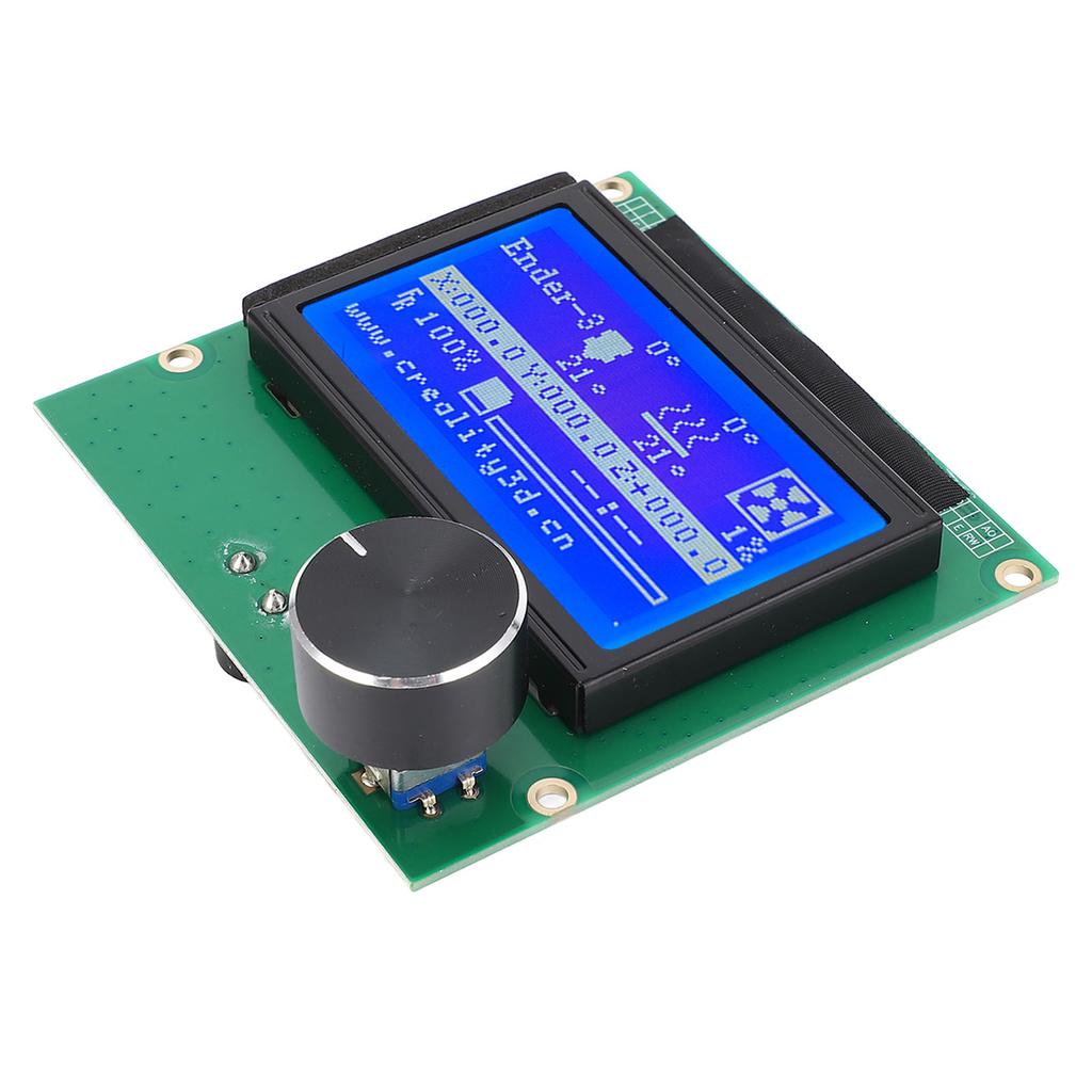 3D Printer LCD Display Screen 12864 Blue Control Panel with Ribbon Cable for ENDER 3 3s 3X 3 Pro