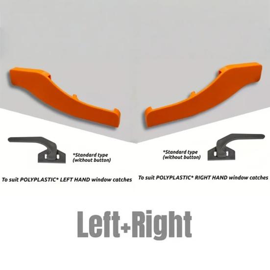 2Pcs RV Window Security Lock Heavy Duty Universal Left Right Hand