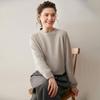 2025 Cashmere Round Neck Raglan Sweater: Loose, Slimming, Thick Knit Pullover for Women