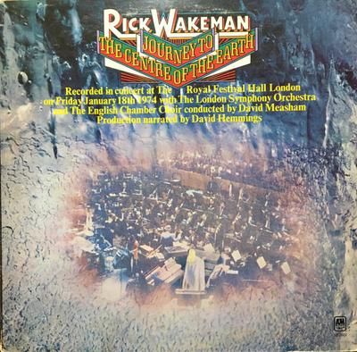 LP Record RICK WAKEMAN, LONDON SYMPHONY ORCHE - Journey To The Centre OF The Earth SP3621 A&M Records 1974 Canada Rock Used