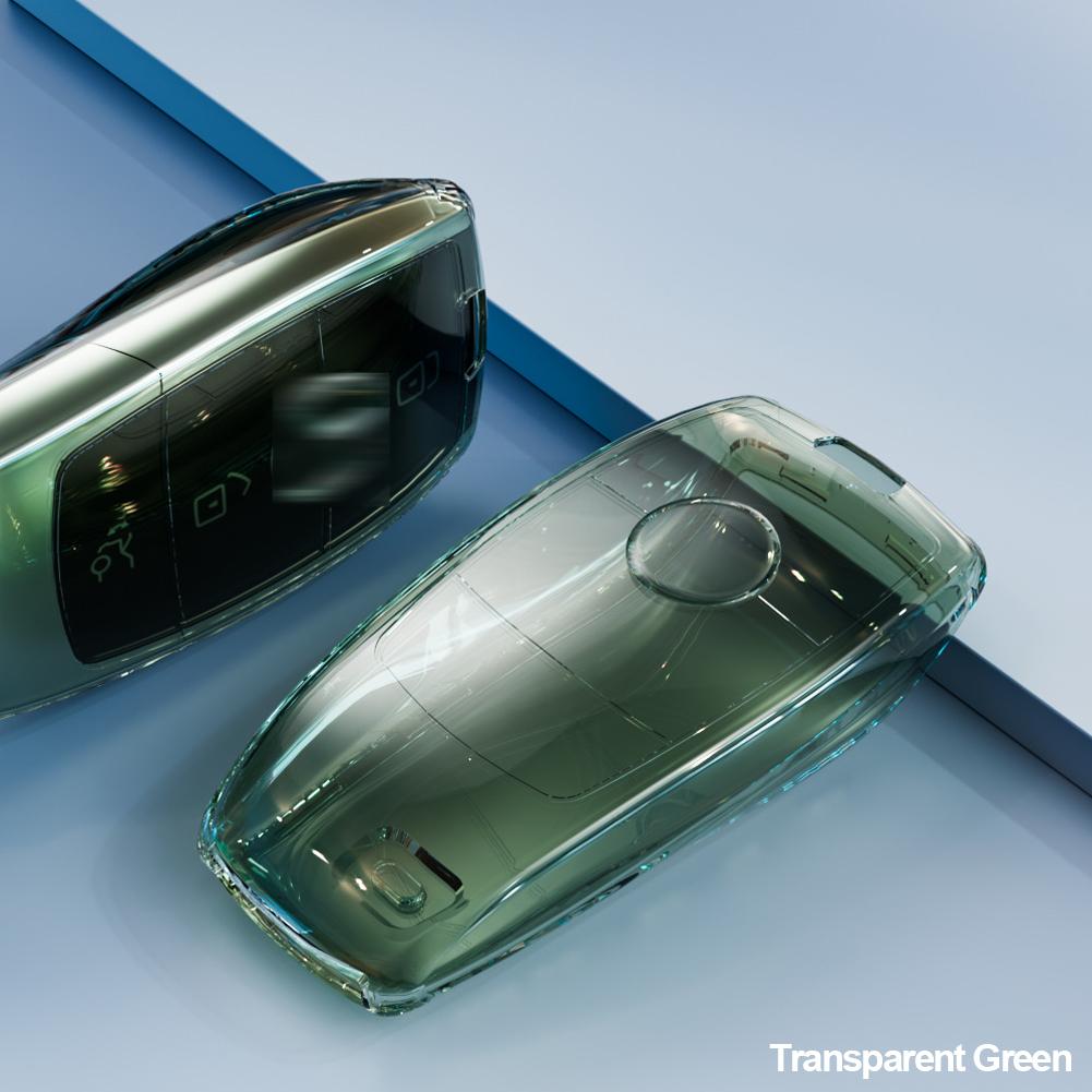 Car Key Case Tpu Transparent Cover For Mercedes Benz E C S Glc Class E200 E400 E63 W213 S550 S560 C260 A200 Key Shell Protector