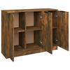Sideboard Smoked Oak 90.5x30x70 Cm Engineered Wood