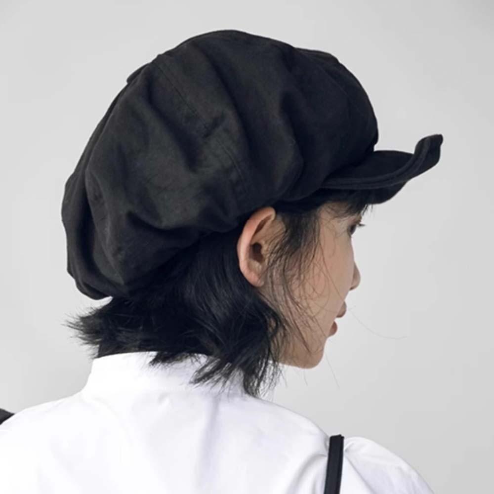 Street Style Cloud Beret Cap Asymmetric Women Artist Hat Casual Retro Octagonal Hat  Spring