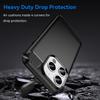 Brushed Phone Case for iPhone 15 Pro,Carbon Fiber Texture Soft TPU Phone Cover