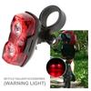 1pc Bicycle Rear Light AAA Batteries High Visibility Red Light Tail Light Horizontal Or Vertical MTB Road Bike Lamps Accessories 7