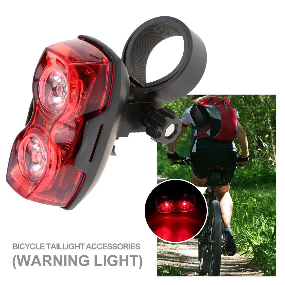 1pc Bicycle Rear Light AAA Batteries High Visibility Red Light Tail Light Horizontal Or Vertical MTB Road Bike Lamps Accessories 7