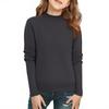 Children's Fashionable Casual Half-high Collar Bottoming Shirt Long-sleeved Top