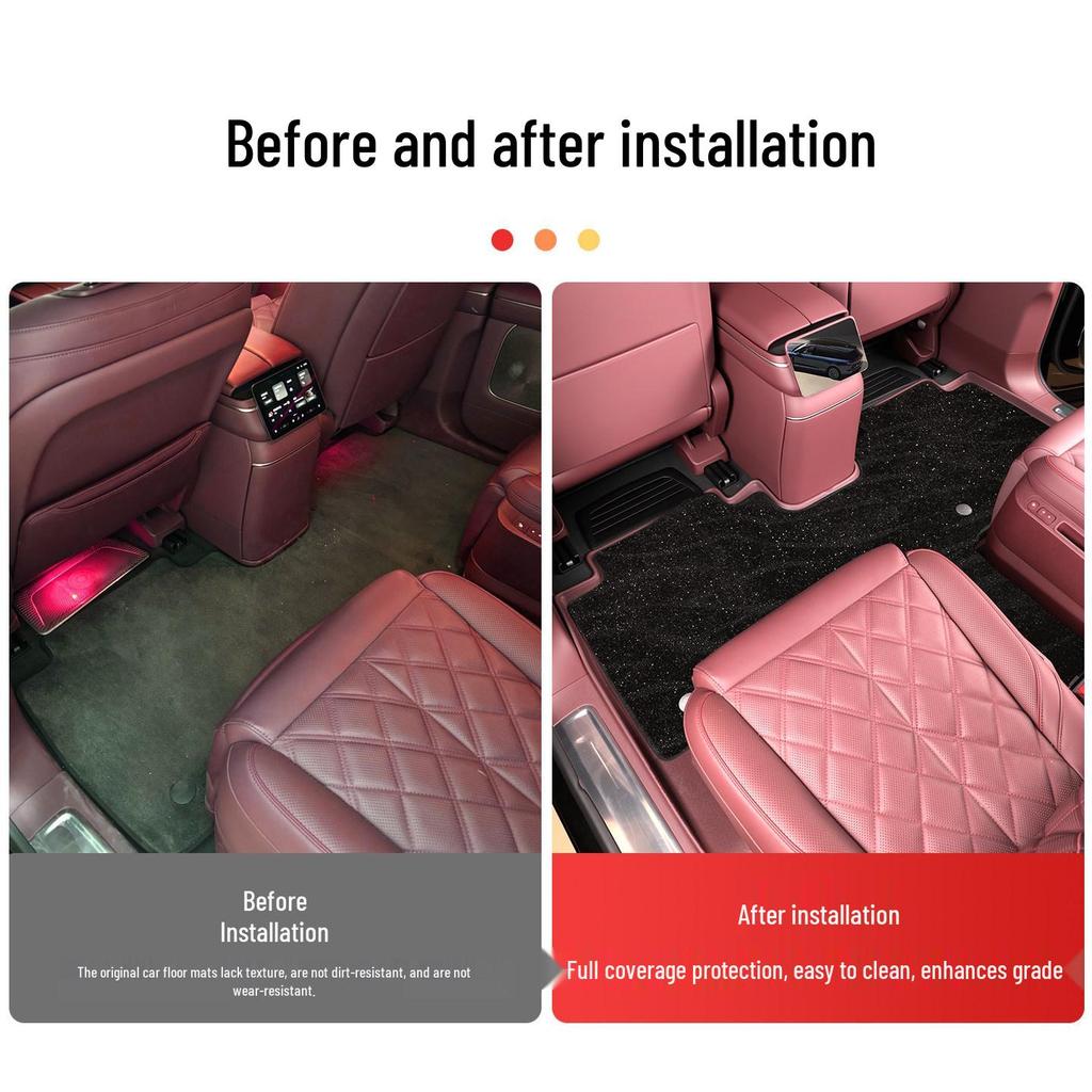 NIO ES8 TPE Floor and Trunk Mats - Fits 26 Models, Full Coverage Car Interior Accessories.