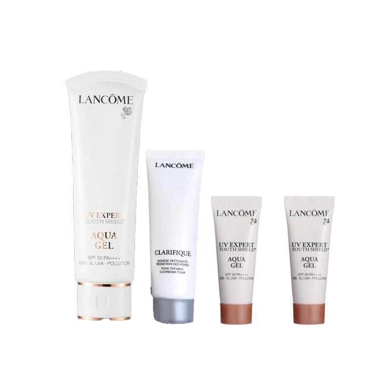 Lancôme Small white tube sun protection skin care set moisturizing белый