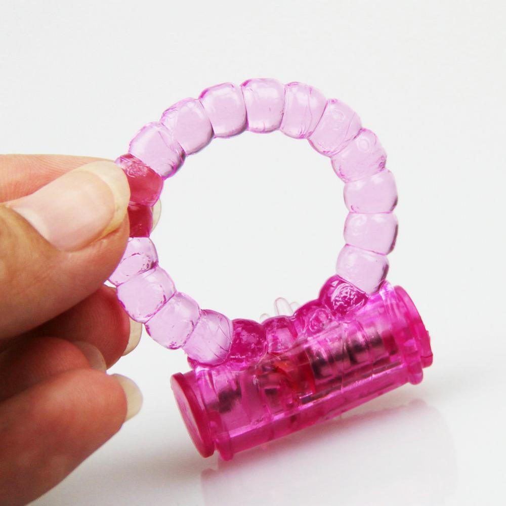 Lasting Cock Ring Vibrator Delay Premature Ejaculation Lock Fine Sex Toys Product for Men Dildo Extender Beads Loop Clit Massage