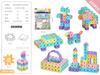 English Version Children Build Houses Square Building Blocks Kindergarten 3-6 Years Old Educational Enlightenment Assembling Toys