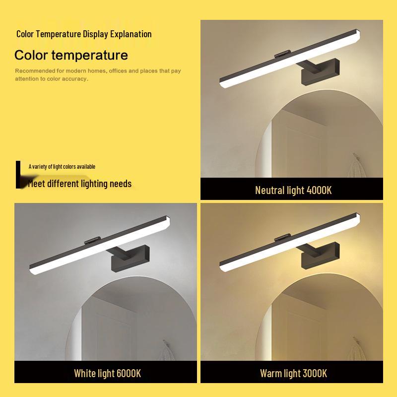 Nordic Minimalist LED Vanity Mirror Light for Bathroom