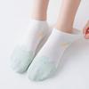 6 Pairs of Women Is Summer Thin Short Socks Sweet Cute Breathable Mesh Comfortable and Small Floral Fragments