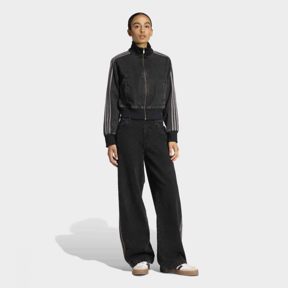 AdidaS Women S Regular Fit Firebird Denim Tracktop Kd2898