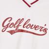 GOXO Golf Rubber V Neck woVen Sweatshirt