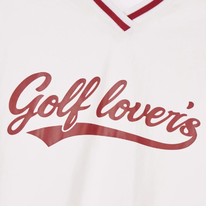 GOXO Golf Rubber V Neck woVen Sweatshirt