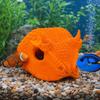 Smooth Edge 3D Printed Cave Simulation Reptiles Habitat Fish Hiding Shelter  Betta Hiding