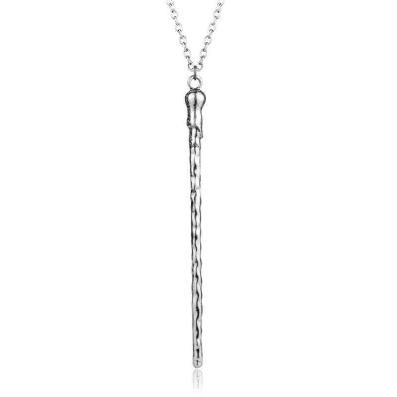 Harry Luna Potter Fleur Bellatrix Ron Magic Wand Pendant Necklace Gift Kids