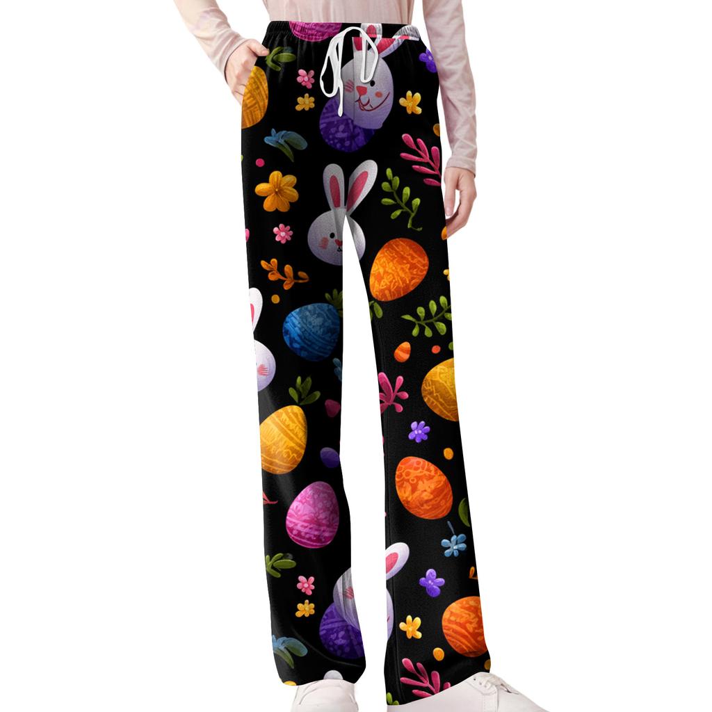 Dámské Módní Volné Ležérní Tištěné Ležérní Kalhoty