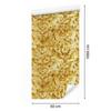 Altes Gold Tapete Gold, Gelb, Creme und Beige 50x1000