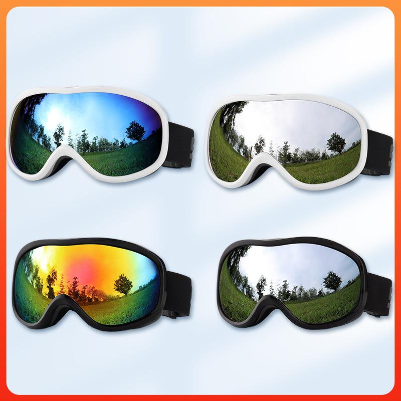 Anti-snow Blindness Snowboard Goggles Anti-fog Card Myopia Ball Lens Large Field of View Ski Goggles