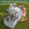 Outdoor Pet Tunnel Oxford cloth Portable Cat Tunnels Tents with Storage Bag Foldable Breathable Cat Enclosures Pet Supplies S/L
