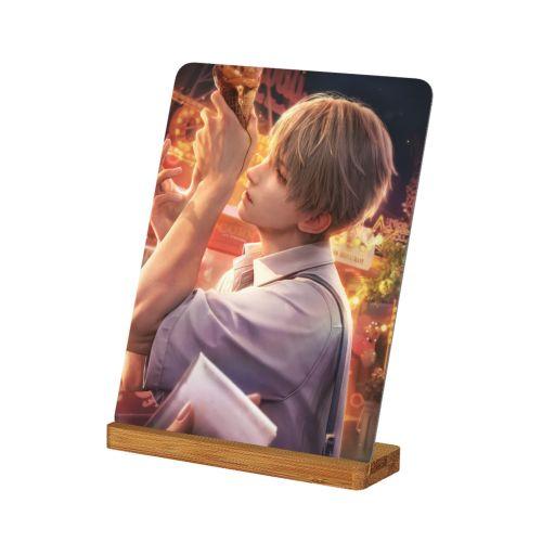 7/8in Game Love and Deepspace Sylus Rafayel Zayne Xavier Caleb Anime Metal Photo Ornament Bedside Cartoon Decoration Gift 2025