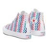 Converse VLTG Chuck Taylor All Star High Top Kids Canvas Shoes White Multicolor Stripes Teenagers 667192F
