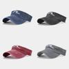 Summer Unstructured Cotton Cap With Embroidered Waves For Men And Women