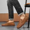 Classic Comfortable Soft Men's Leather Shoes Oversized Flat Bottomed Handmade Quality Casual Shoes Flat Anti Slip Driving Shoes
