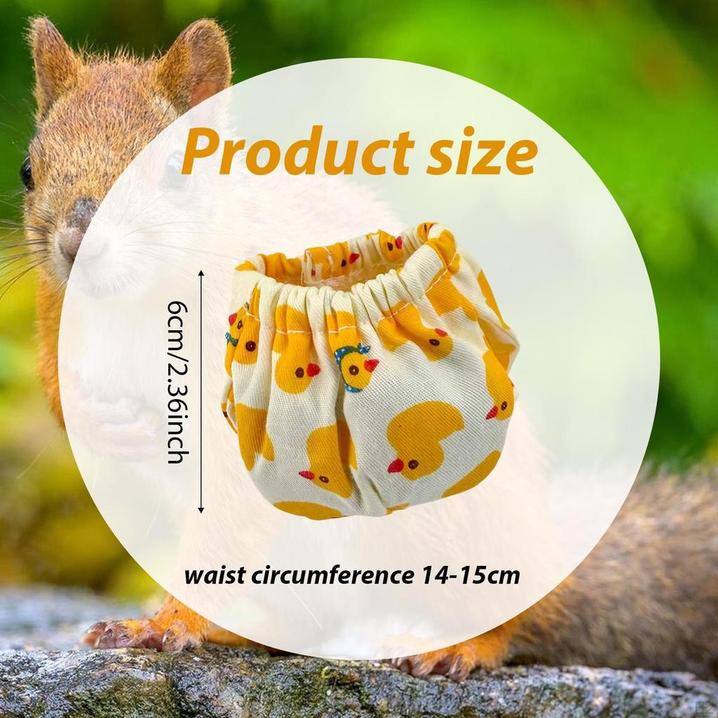 Small Pet Diaper Nappy Comfortable High Absorbent Pants Sugar Glider Squirrel for Outdoor