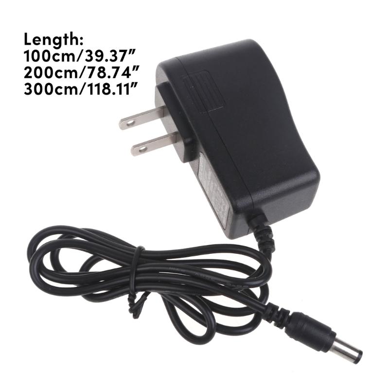 AC 100-240V to DC 3V 1A Dry Battery Alligator Clip Converter Adapter Power Supply Charger US Plug