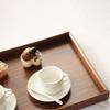 Rectangular Walnut Wood Serving Tray