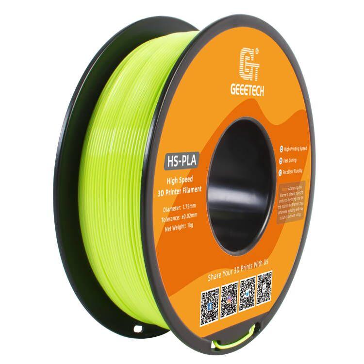 GEEETECH 1kg 1 spool 1.75mm High-Speed PLA Filament, Fast Curing,HS-PLA High-Speed 3D Printing Filament,Better Liquidity