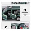 Miniaturen 1/32 Toyota Land Cruiser Legierung Off Road Diecast Modell Sound Licht Pull Back Spielzeug Schreibtisch Fahrzeugmodell Ornamente Geschenk