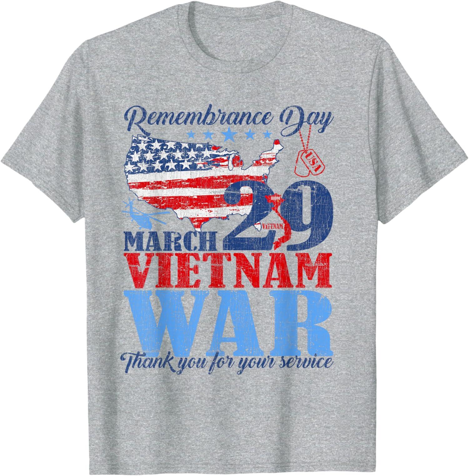Remembrance Day March 29 Vietnam War Us Army Veteran Unisex T-Shirt S разноцветный