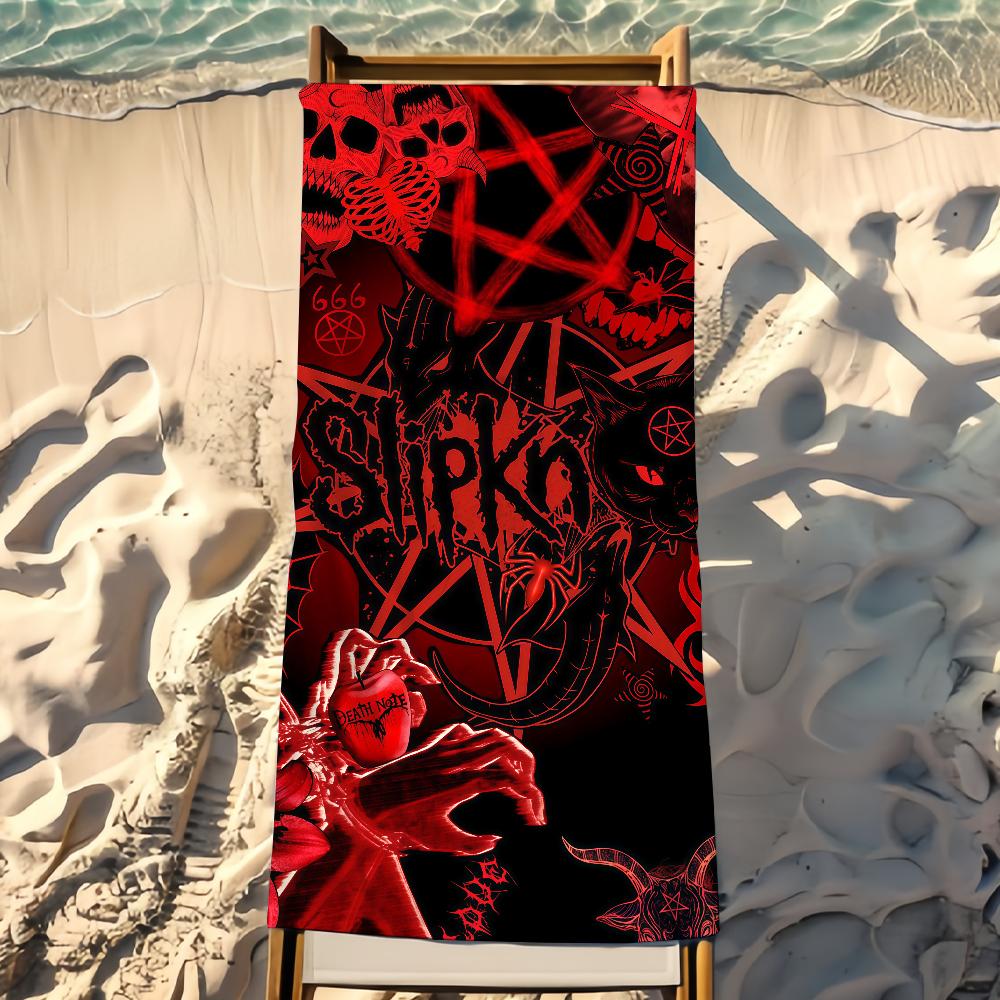 Rock Band S-Slipknot Towel Beach Towel Travel Lightweight Skin Friendly for Pool Beach Camping Cruise Summer