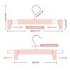 10 Pack Pants Hangers with Adjustable Non-Slip Clips Anti-Rust Hanging Hook for Trouser,Skirts,Jeans,Clothes Hangers