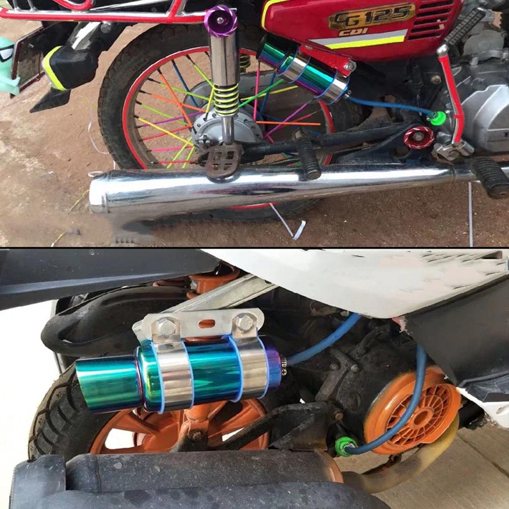 Stainless Steel Motorcycle Radiator Oil Cooler Kit Oil Radiator For Dirt Bike Rsz Wisp Gy6 CG125 Modification Accessories