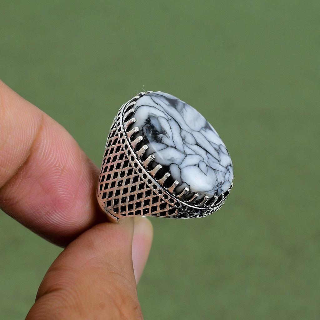 Pinolith Jasper Ring 925 Sterling Silver Ring Gemstone Ring Handmade Statement Ring Birthsone Jewelry Gifts For Women Available In Ring Size