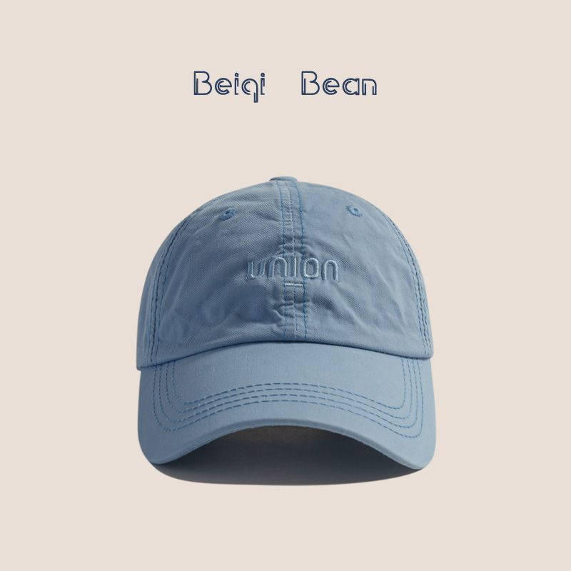 Baby Sun Protection Cap With Embroidered Letters For Summer Outdoor Play