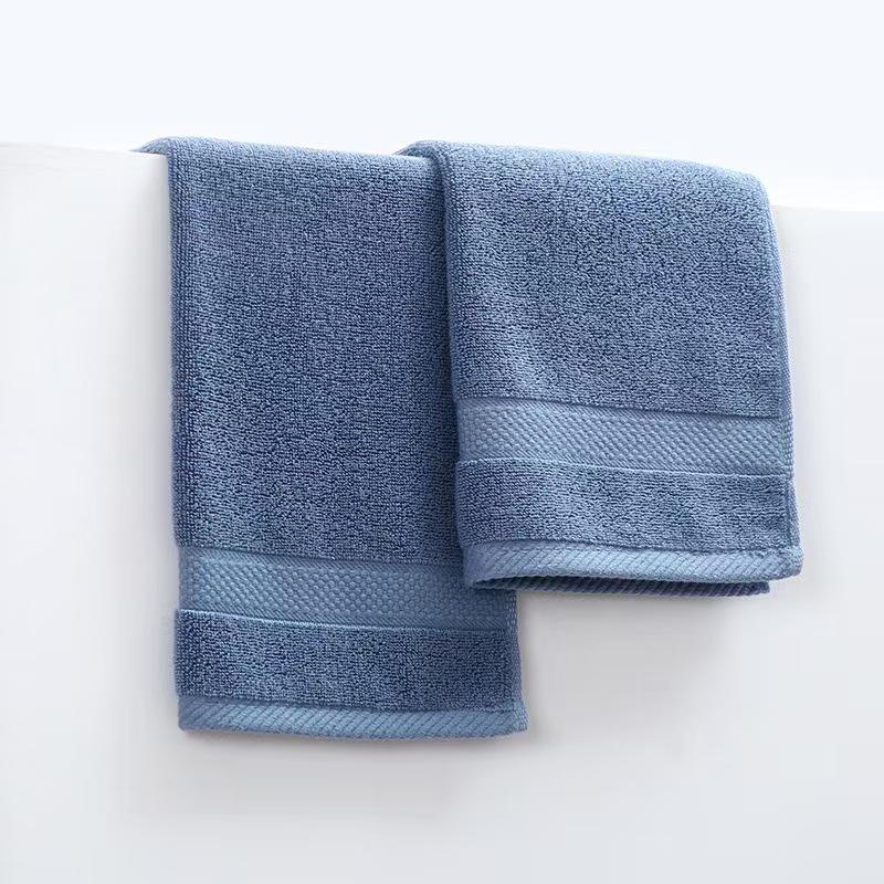 Embroidered Polyester Cotton Bath Towel - Class A Pure Cotton Gift