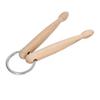 1Pcs Key Chain Beech Small Lightweight Drum Stick Delicate Keychain Bag Decoration