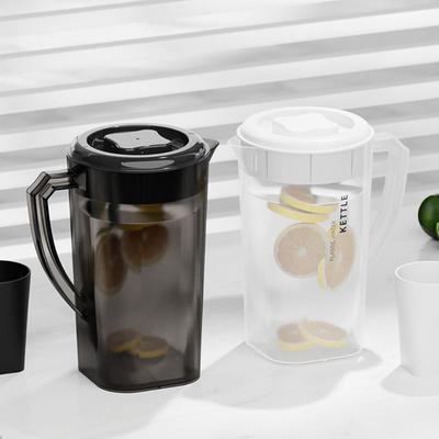 Household Large Capacity Cold Water Kettle Heat Resistant Fall-resistant Pitcher 1.3/2.2/3L Plastic Juice Jug Milk Tea Shop