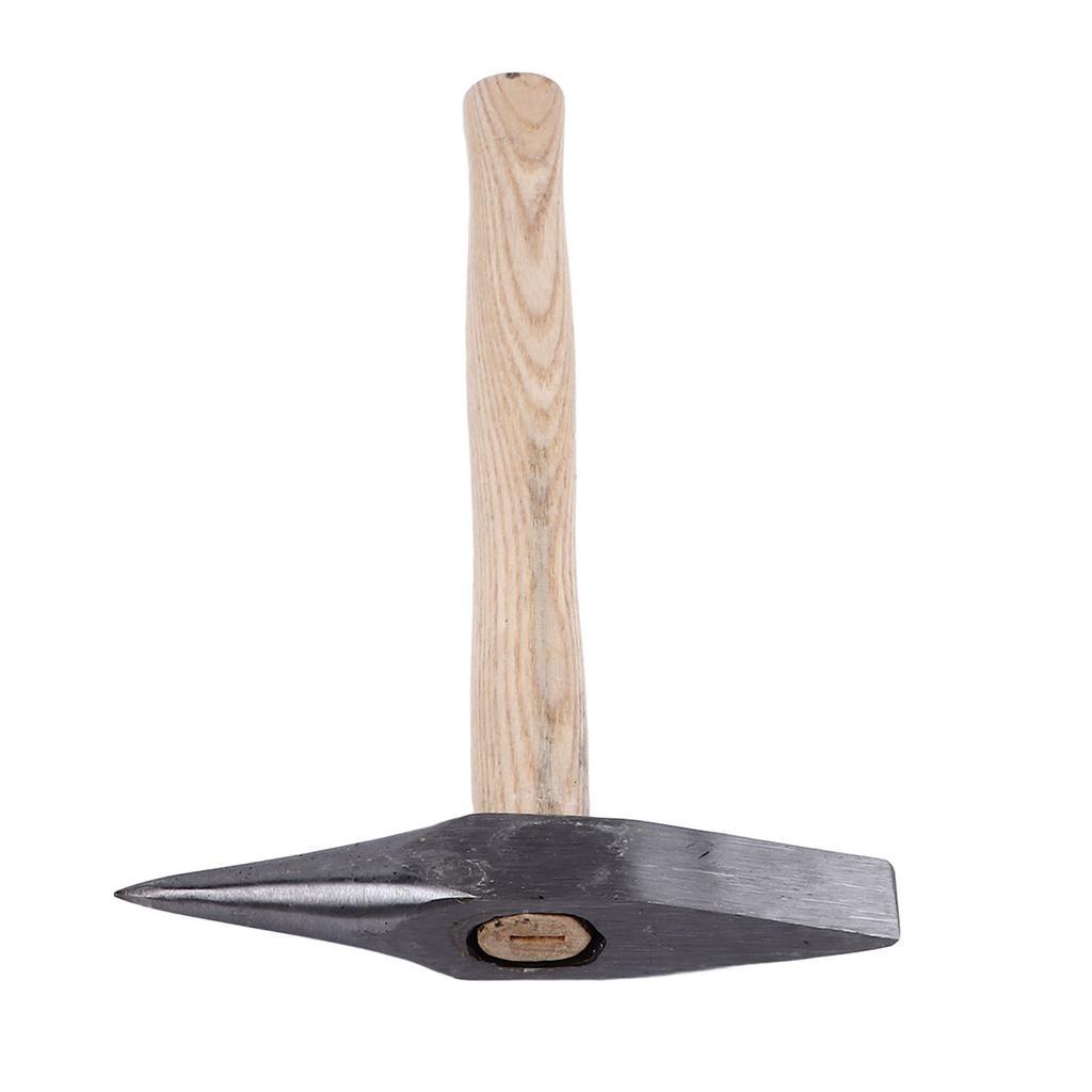 Engineer Hammer Machinist Hammer Ergonomic Wooden Handle Stainless Steel Double End Cross Peen