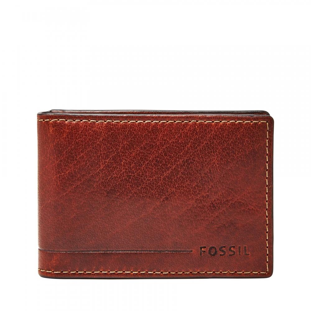 

Мужской кожаный кошелек Fossil с передним карманом Allen